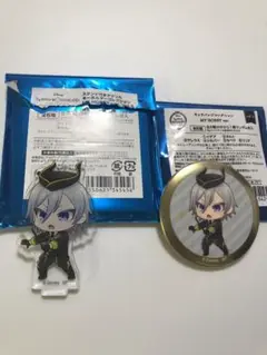 【未使用・匿名配送】 ツイステッドワンダーランド アクスタ 缶バッジ シルバー