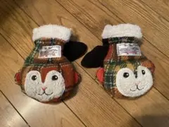 Harris Tweed ベビー用ミトン クマデザイン