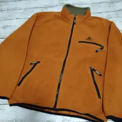 アディダス デサント製 フルジップフリース