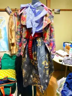 Vivienne Westwoodリボンボウタイふんわりギャザースリーブブラウス