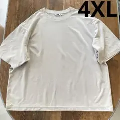 ユニクロ エアリズム tシャツ 4XL グレー 半袖 ビッグサイズ