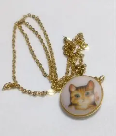 ピーターラビット 猫のトム ネックレス