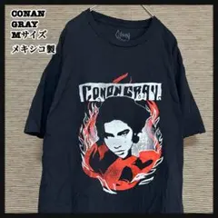 【コナングレイ】メキシコ製半袖Tシャツ　バンド　黒　ミュージックデカロゴ＊５