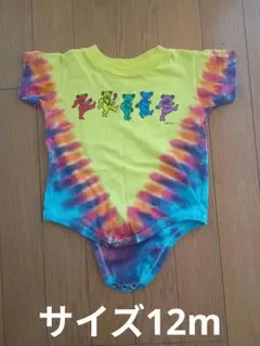 デッドベア■タイダイ■70/80サイズ位■綿100%■gratefuldead