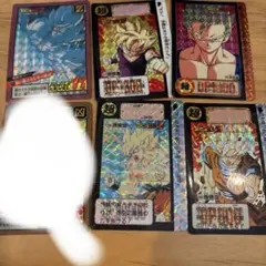 カード　５枚　ドラゴンボールZ カードダス
