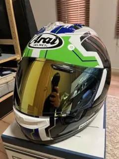 【ほぼ新品】ARAI RX-7X REA SB2 GRN 希少限定品 Ｍサイズ ほぼ新品】ARAI RX-7X REA SB2 GRN 希少限定品 Mサイズ