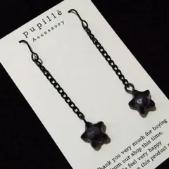 《№616》ꫛꫀꪝ オールブラック×スターピアス