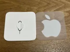 Apple SIMピンとロゴステッカー