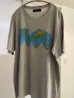 HUNTING WORLD グレー Tシャツ　地図