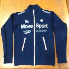 DESCENTE Move Sport ウォームアップジャケット L ネイビー
