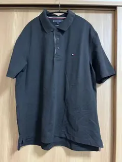 TOMMY HILFIGER ブラック ポロシャツ