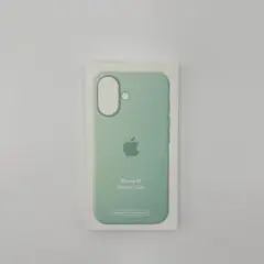 新品-純正互換品-iPhone 16シリコーンケース - アクアマリン