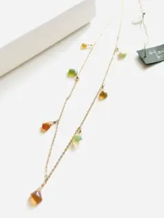《未使用品》カラーストーン　ネックレス（harumi komoto）