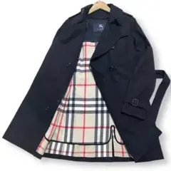 美品 バーバリーロンドン ノバチェックウールライナー ギャバジン トレンチコート