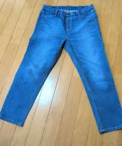 試着のみ　SHOO LA RUE スキニーデニム Lサイズ ブルー