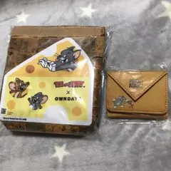 トムとジェリー　オンデーズ　特典　ポーチ　メガネ拭き　ウォレット　3点セット