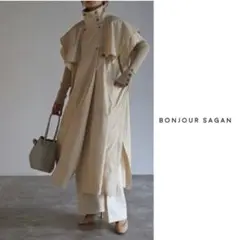 Bonjour Sagan ボンジュールサガン ハイネック トレンチ ベスト