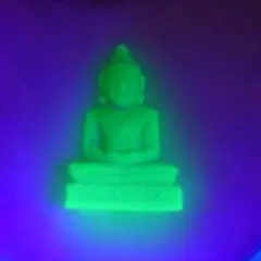 恐竜卵化石 燐光 メコン河 ミニ仏像 仏さん カービング 彫刻