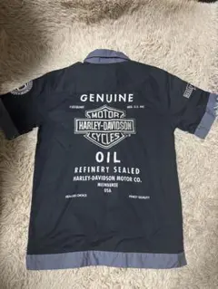 HARLEY DAVIDSON 90'S LOGO EMBROIDERY シャツ