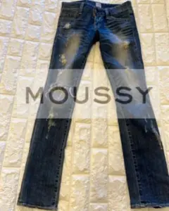 moussy パンツ デニム ジーンズ ダメージ加工
