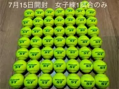 1日のみ使用　即日発送　中古硬式テニスボール50球