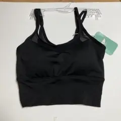 ③新品ヨガトップ　ブラックＳサイズ219003
