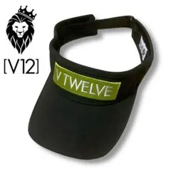 V12 ブラック サンバイザー V TWELVE ユニセックス