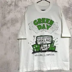 Green Day ヴィンテージホワイト　バンドTシャツ　グリーンデイ