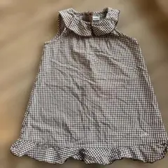 bebe ノースリーブワンピース ギンガムチェック