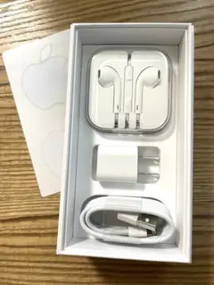 【Apple純正iPhone付属品】イヤホン　充電器　ケーブル　シール　未使用品
