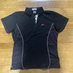YONEX ポロシャツ 黒 ドット柄