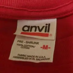 90年代後半 ヴィンテージ アンビル エルサルバドル製 無地 Teeシャツ M