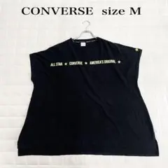 CONVERSE コンバースブラック ノースリーブ Tシャツ M