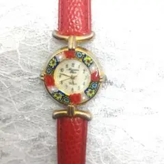 ✨電池交換済み✨MURANO 18K GOLD PLATED レディース腕時計
