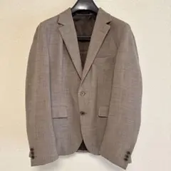 【美品】FABRIC TOKYO ストレッチ リネンライク ジャケット ベージュ