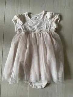 H&M ベビー服　ピンク　チュールドレス　ロンパース　6〜9month