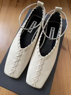 【新品未使用】JIL SANDER フラットシューズ size35 箱付き