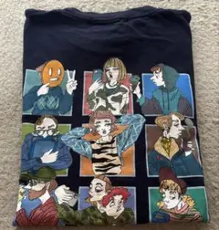 LEFT ALONE レフトアローン 刺繍 半袖Tシャツ XL ネイビー