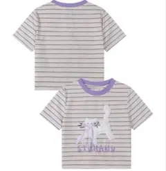 HOOKfor girls 3DネコワッペンボーダーTシャツ