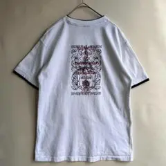 BAY-LEAF ベイリーフ メンズ　Tシャツ　プリント　花文字　白　L
