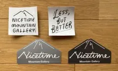 【未使用品】Nicetime Mountain Gallery ステッカーセット