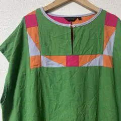 値下げ‼️MARKETY'S ABOND 半袖ロングワンピース