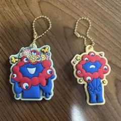 ミャクミャク❤️ぷっくりラバマス　Expo 2025 キーホルダー 2個セット