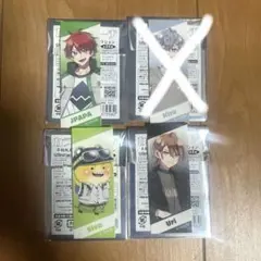 カラフルピーチ　千社札風ステッカーコレクション　じゃぱぱ　うり　ヒロ　シヴァ
