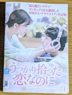 うっかり拾った恋なのに DVD 全巻セット ドラマ 中国 チャオ・ルースー 中国ドラマ うっかり拾った恋なのに dvd 全巻セット チャオ