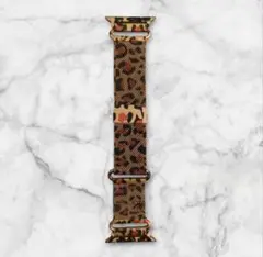 ★❤美品❤スマートウォッチベルト　アップルウォッチバンド ヒョウ柄