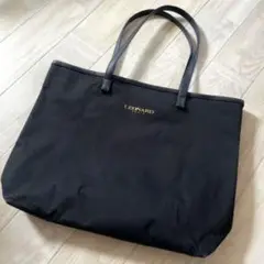 LEONARD レオナール　トートバッグ　黒　ブラック　ポーチ付き　ほぼ未使用 2025年最新】LEONARD トートバッグの人気アイテム - メルカリ