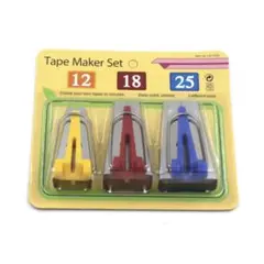 バイアステープメーカー 3点 パイピング ミシン 25mm 18mm 12mm