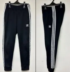adidas ブラック トレーニングパンツ