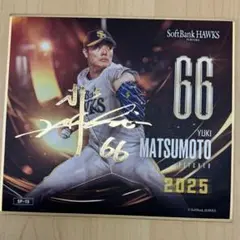 ソフトバンクホークス mini色紙 松本裕樹投手